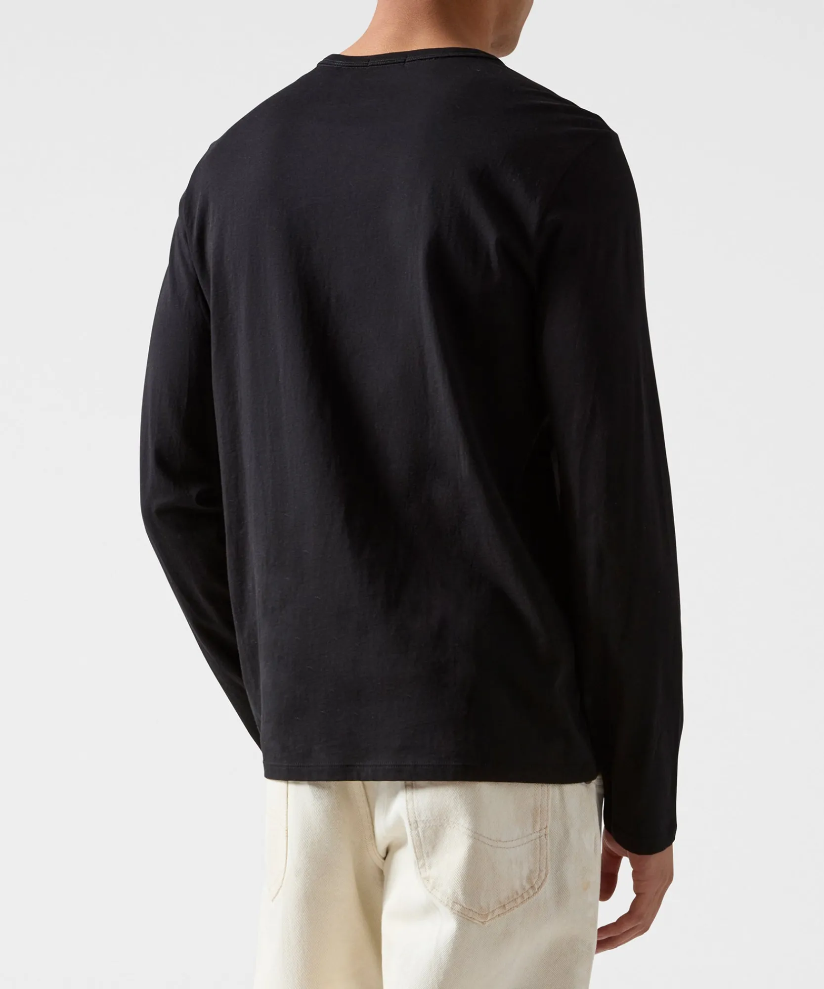 Classic Jersey Long Sleeve Henley -|ATM Anthony Thomas Melillo Outlet