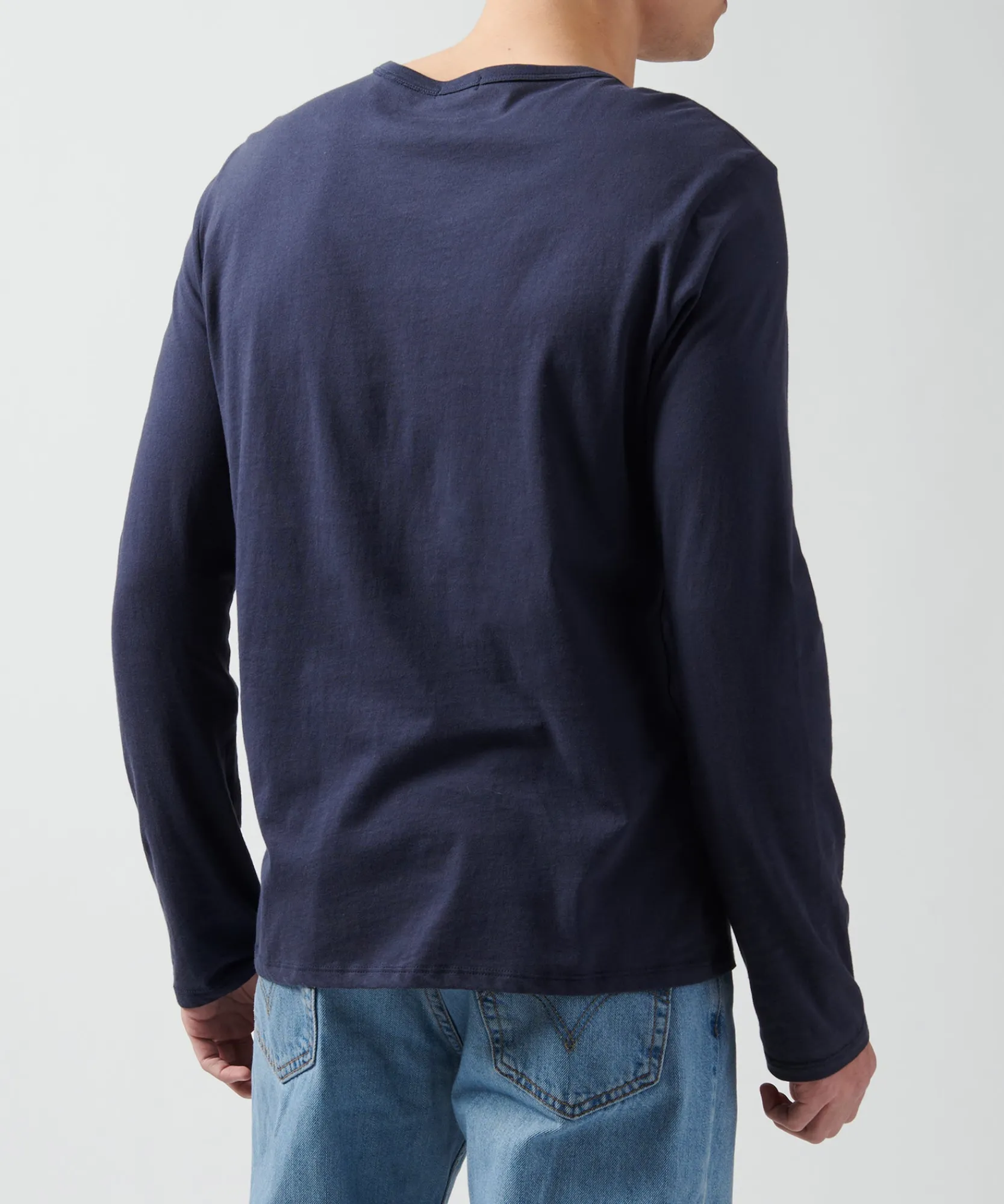 Classic Jersey Long Sleeve Henley -|ATM Anthony Thomas Melillo New