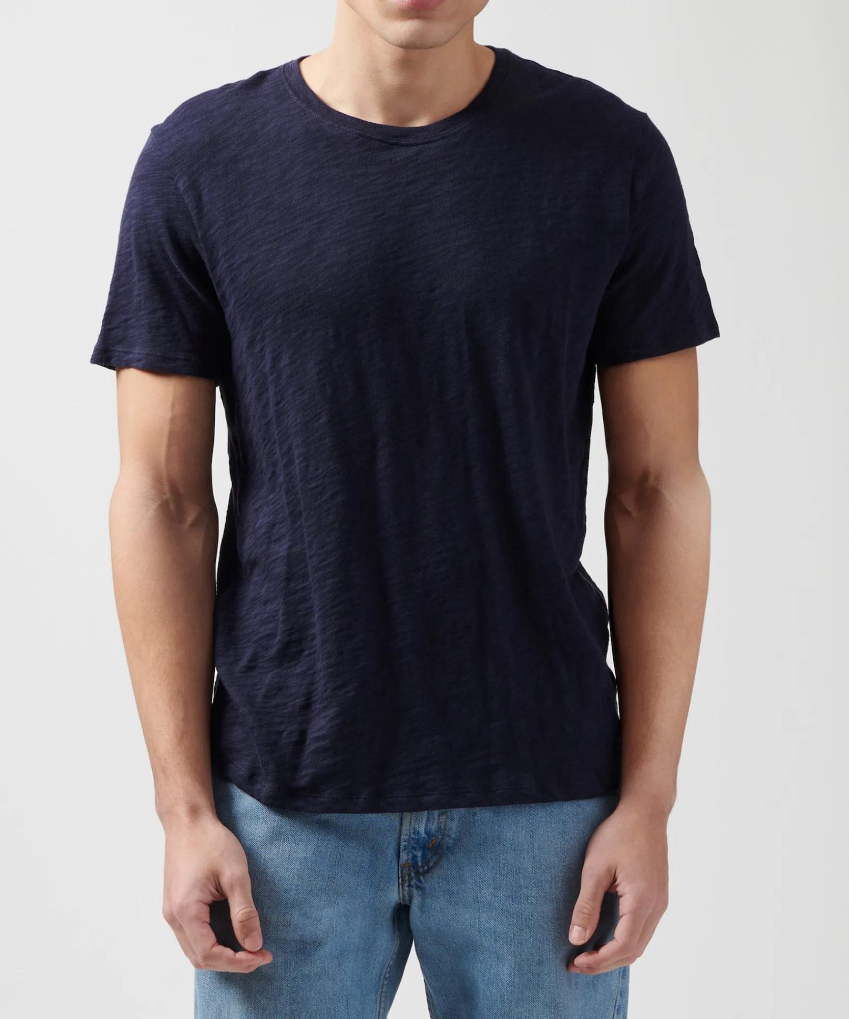 Slub Jersey Crew Neck Tee -|ATM Anthony Thomas Melillo New