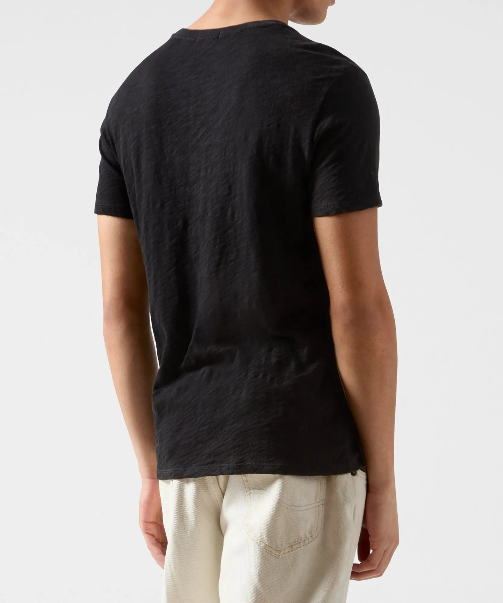 Slub Jersey V-Neck Tee -|ATM Anthony Thomas Melillo Clearance