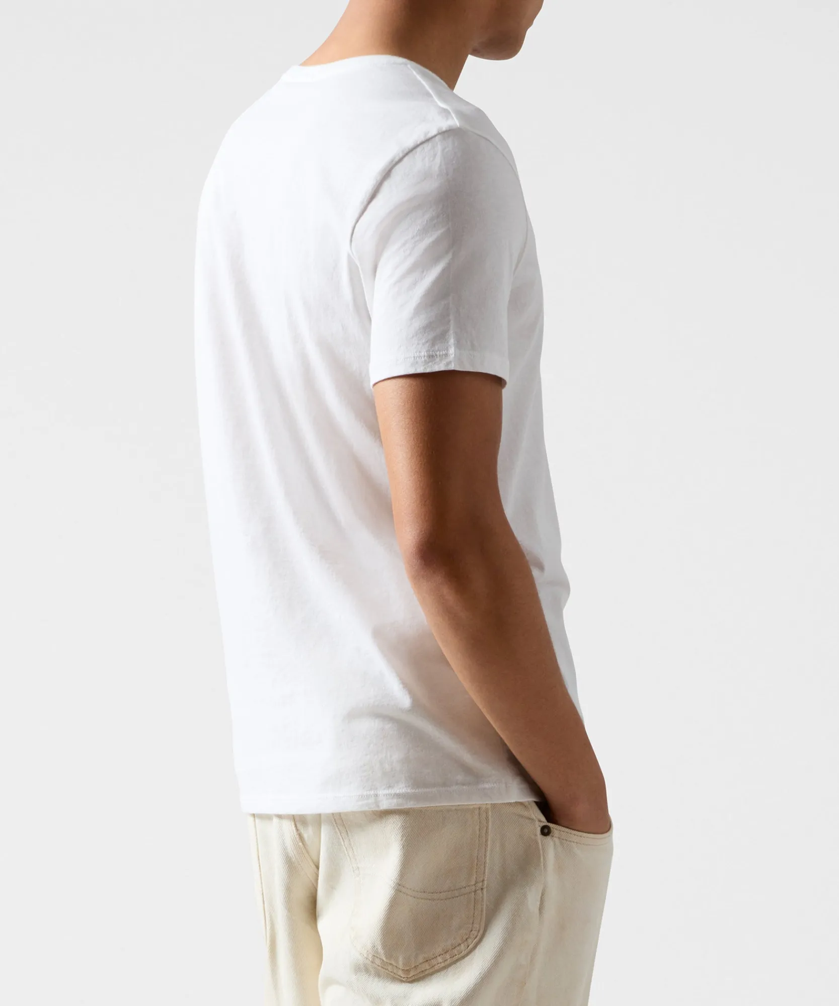 Classic Jersey V-Neck Tee -|ATM Anthony Thomas Melillo Outlet