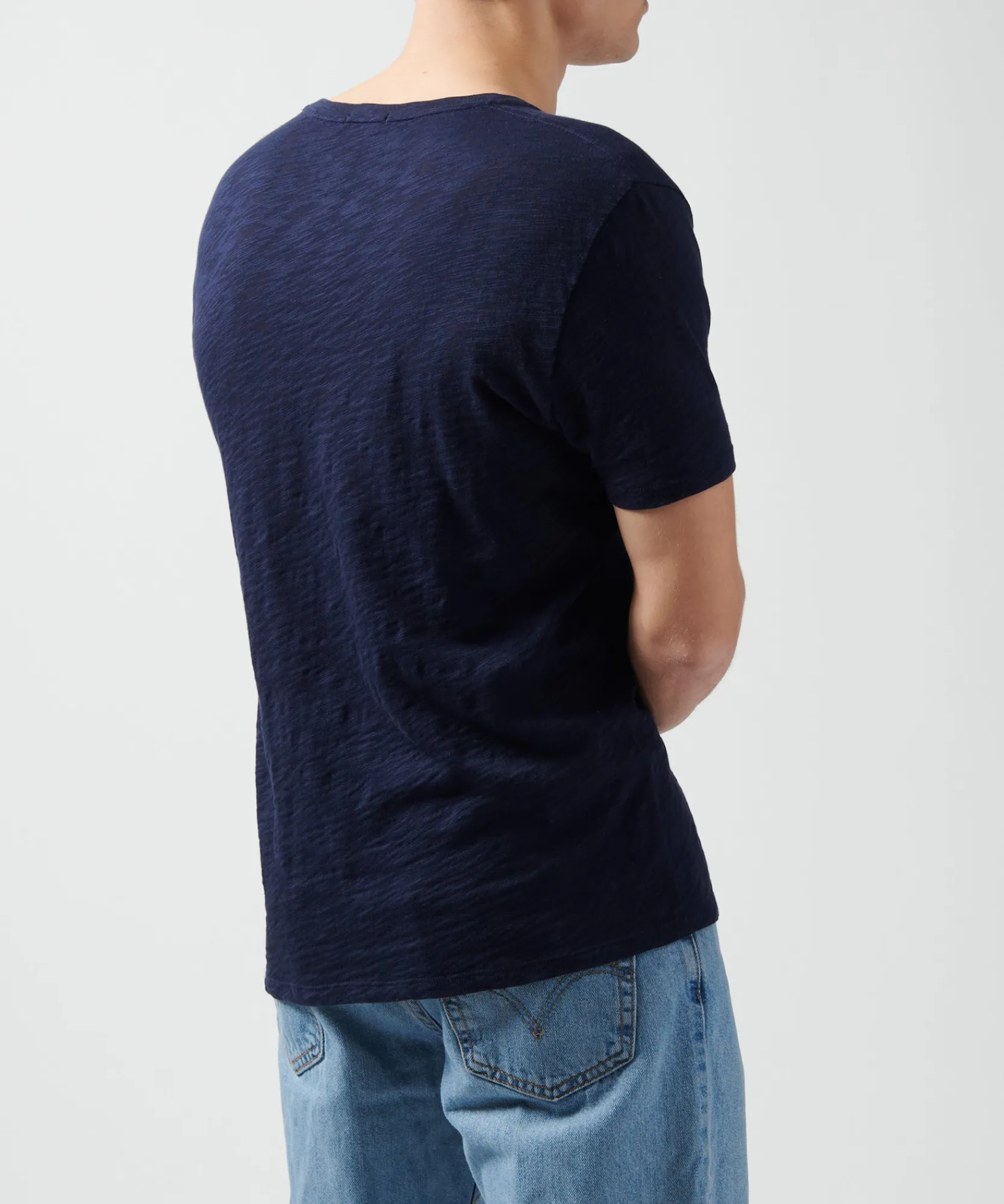 Slub Jersey V-Neck Tee -|ATM Anthony Thomas Melillo Online