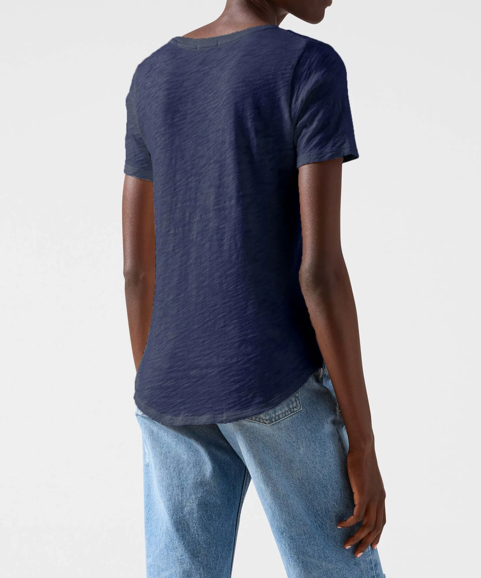 Slub Jersey Classic V-Neck Tee -|ATM Anthony Thomas Melillo Outlet