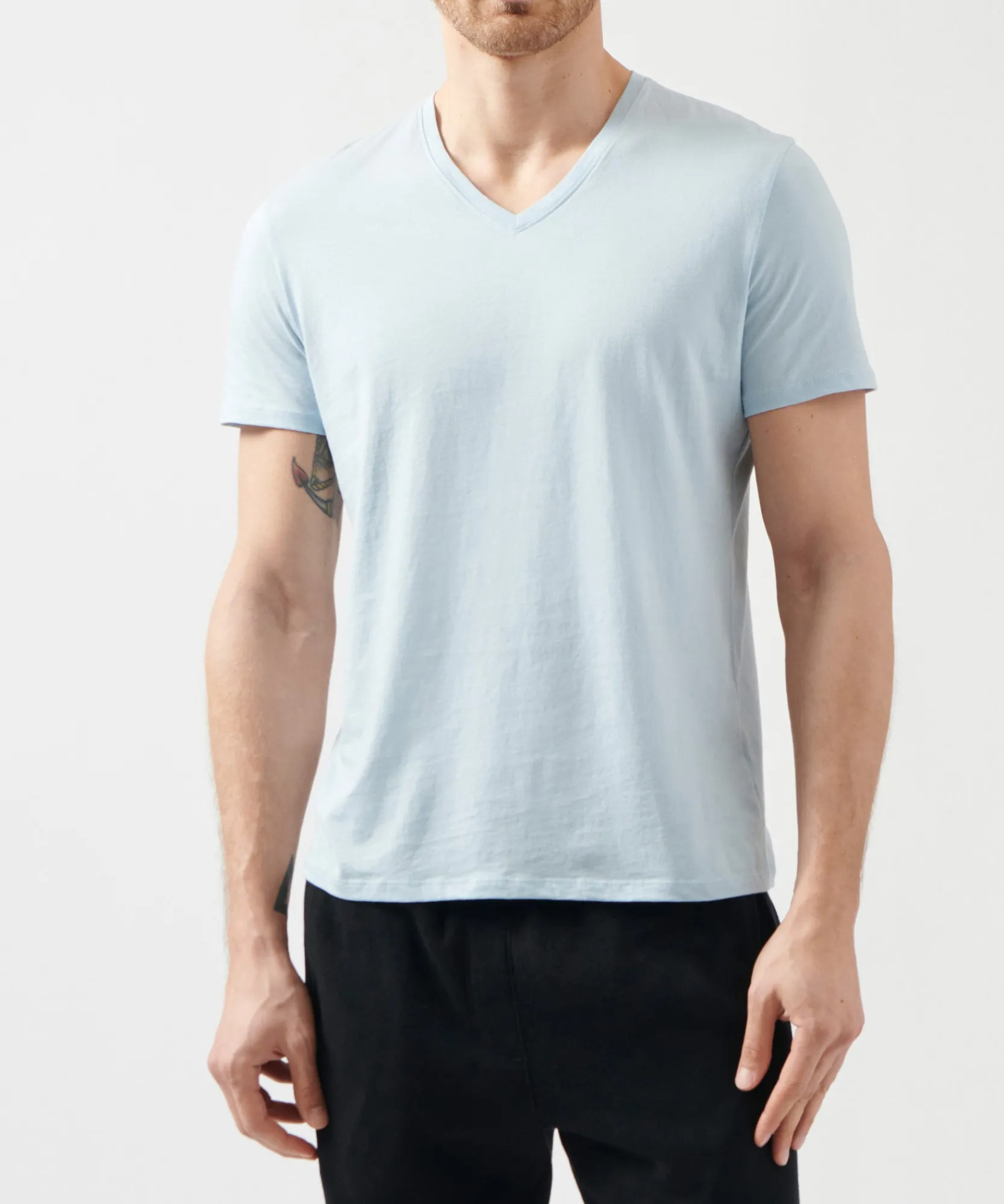 Classic Jersey V-Neck Tee -|ATM Anthony Thomas Melillo Fashion