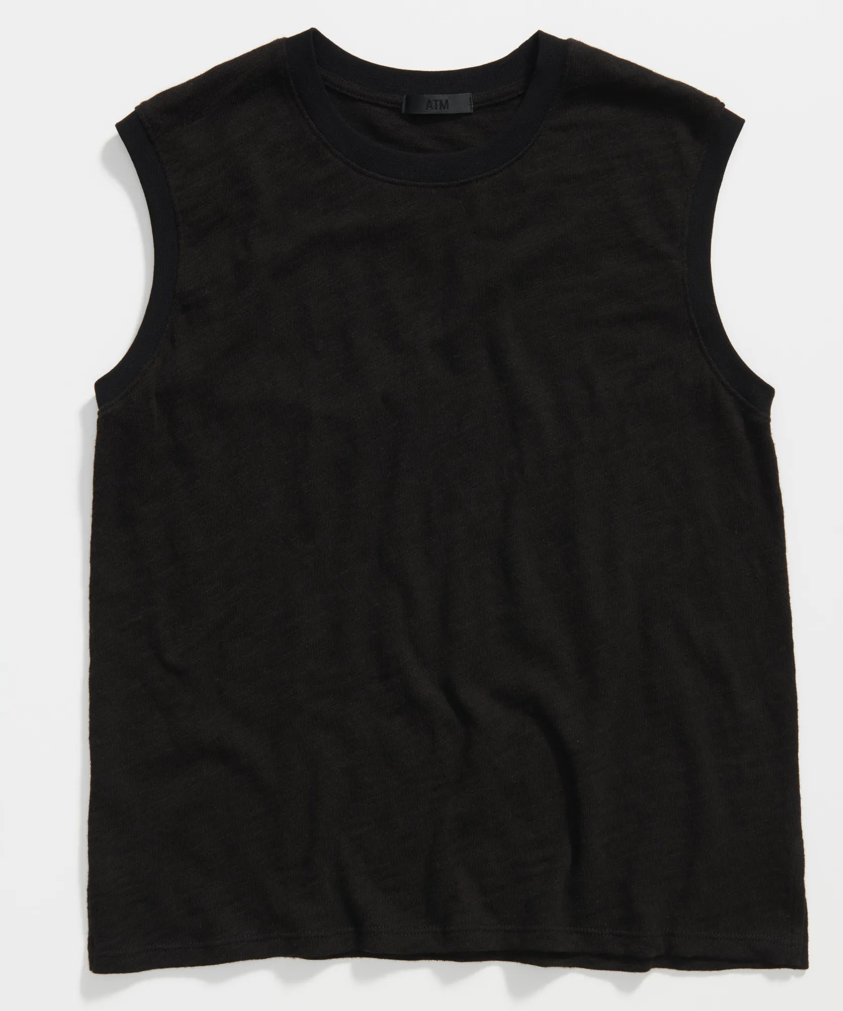 Slub Jersey Sleeveless Schoolboy Tee -|ATM Anthony Thomas Melillo Sale