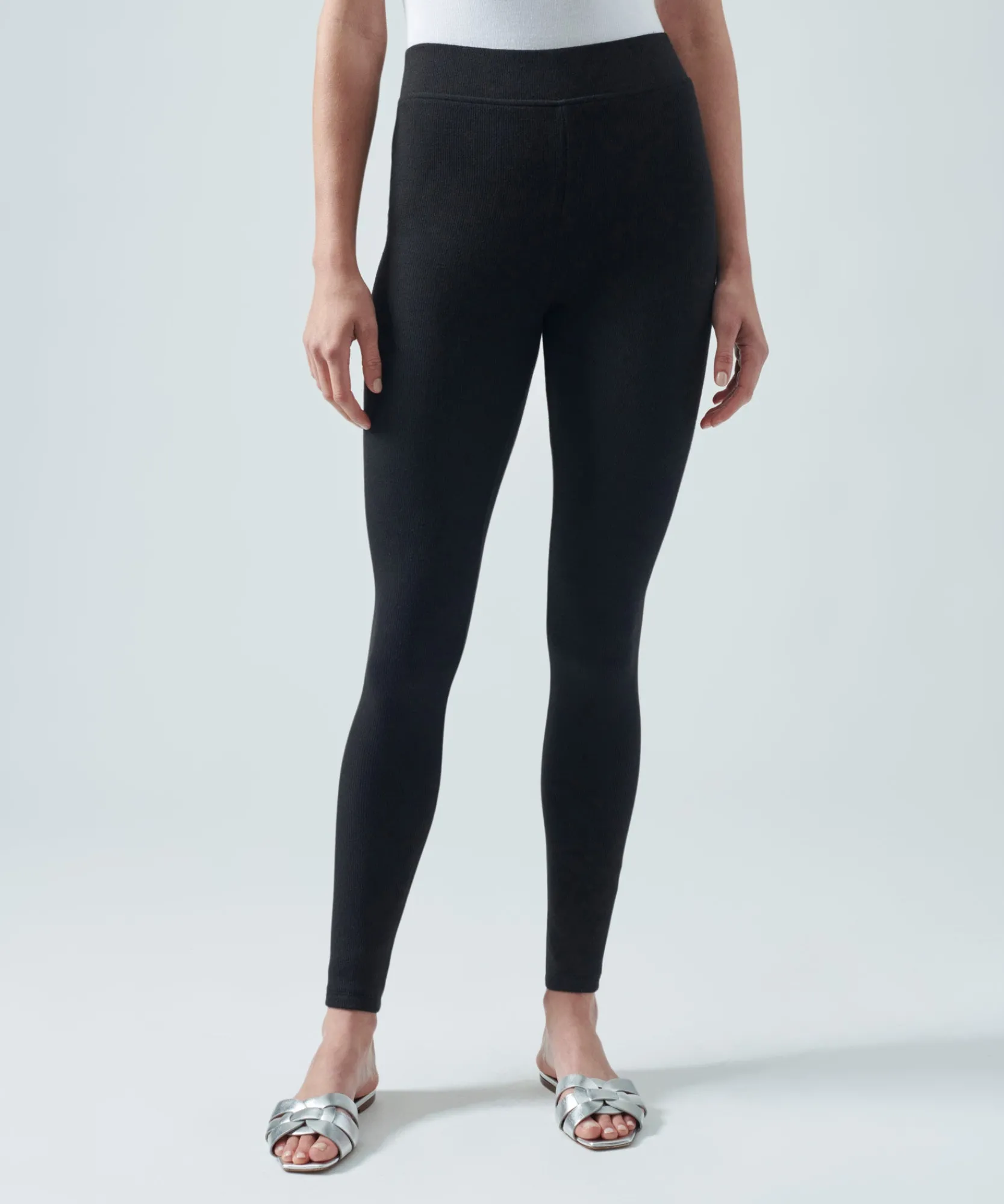 Modal Rib High Waisted Legging -|ATM Anthony Thomas Melillo Outlet