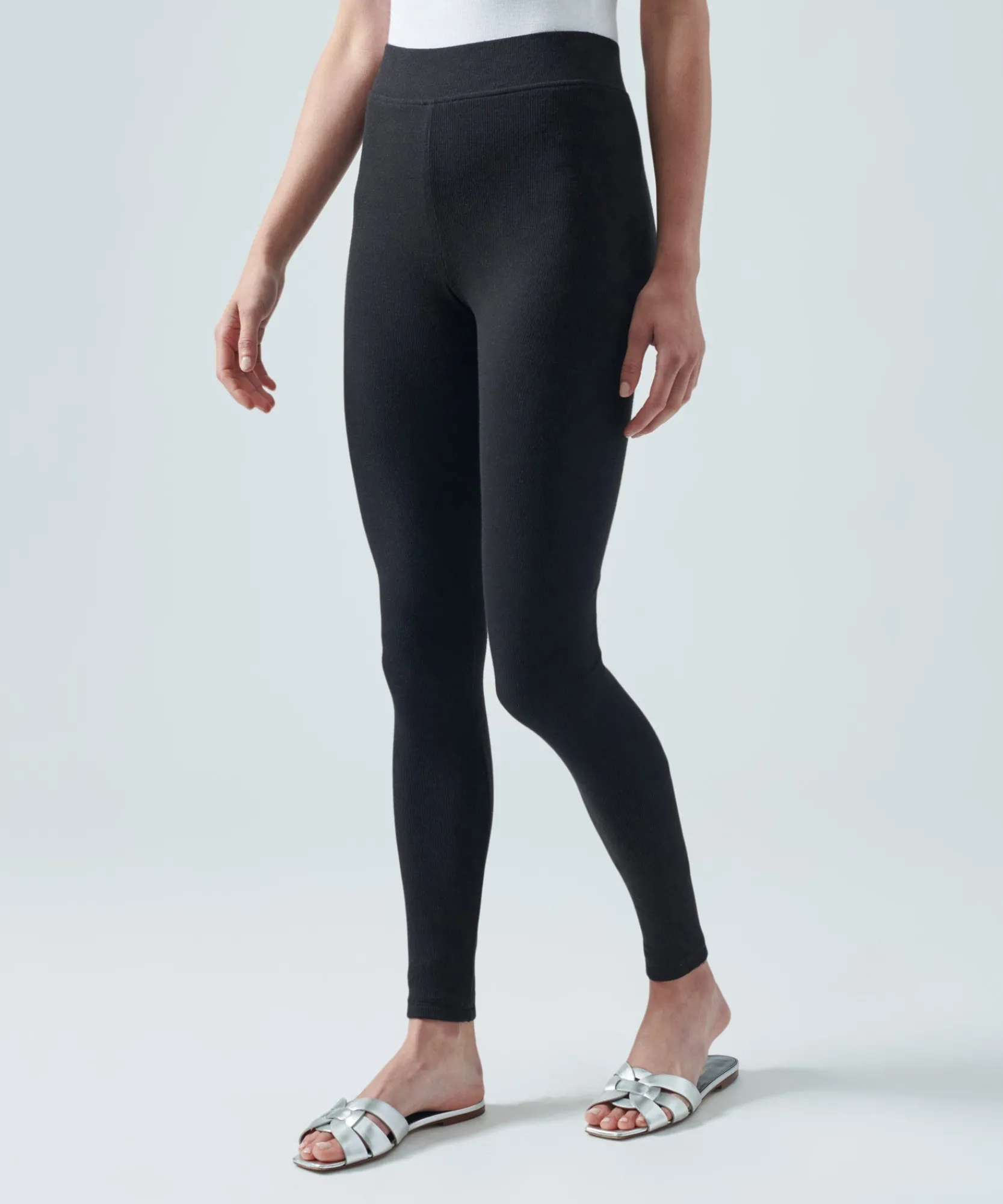 Modal Rib High Waisted Legging -|ATM Anthony Thomas Melillo Outlet