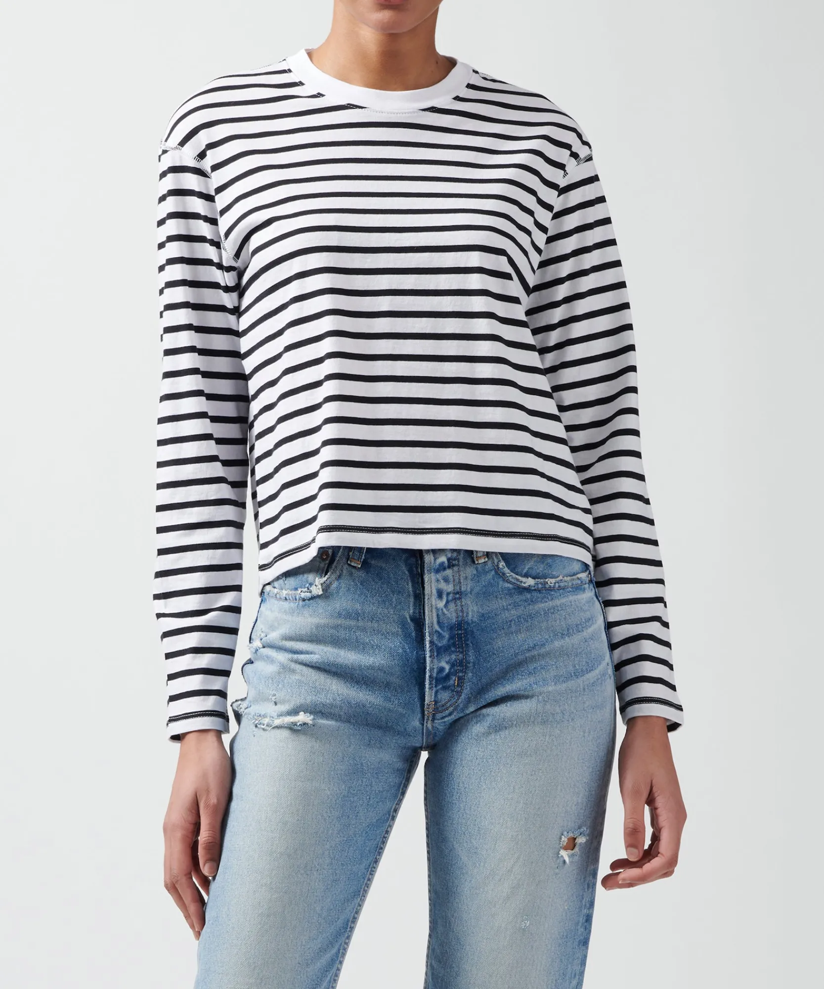 Classic Jersey Long Sleeve Boy Tee -|ATM Anthony Thomas Melillo Discount