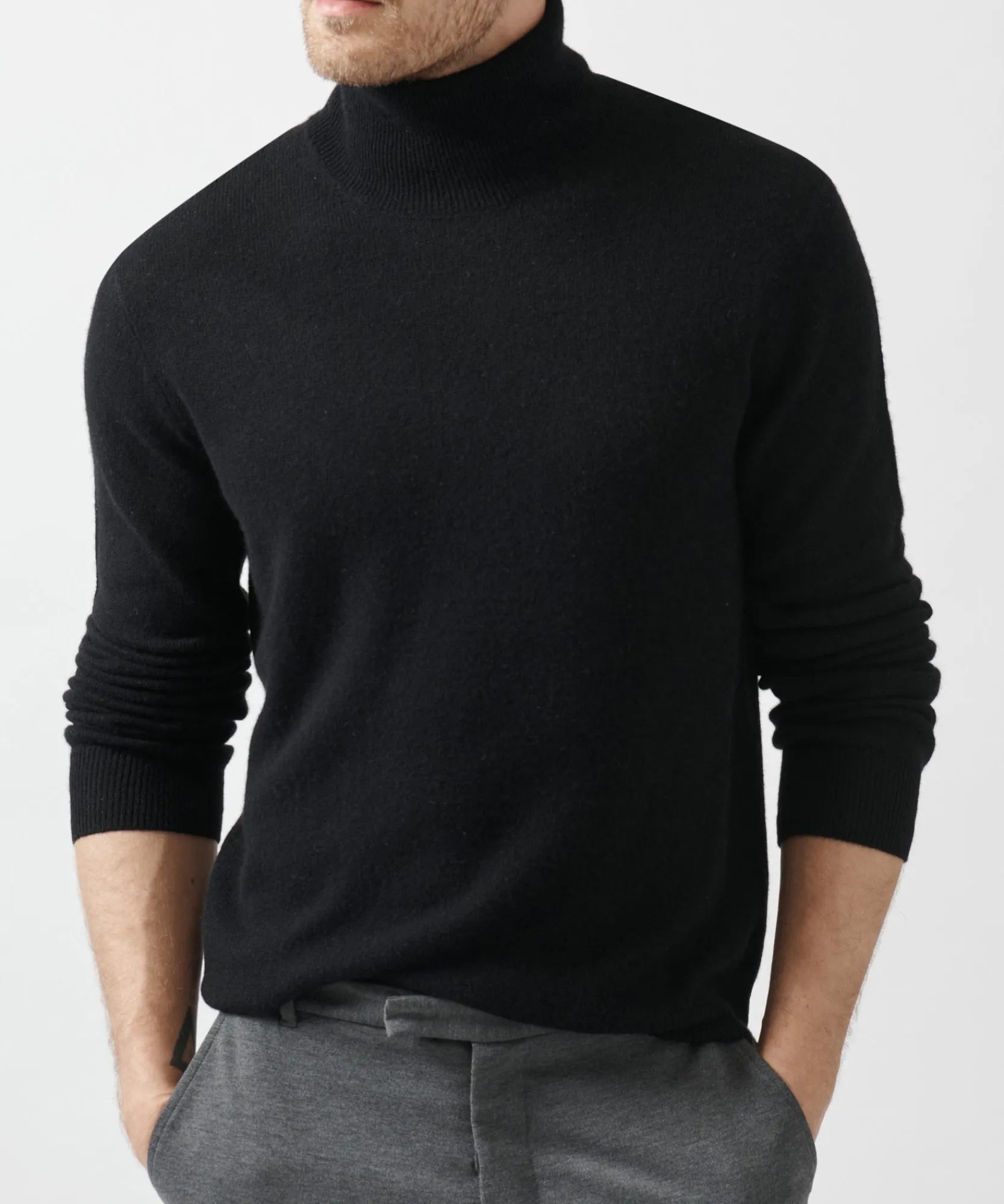 Recycled Cashmere Turtleneck Sweater -|ATM Anthony Thomas Melillo Discount