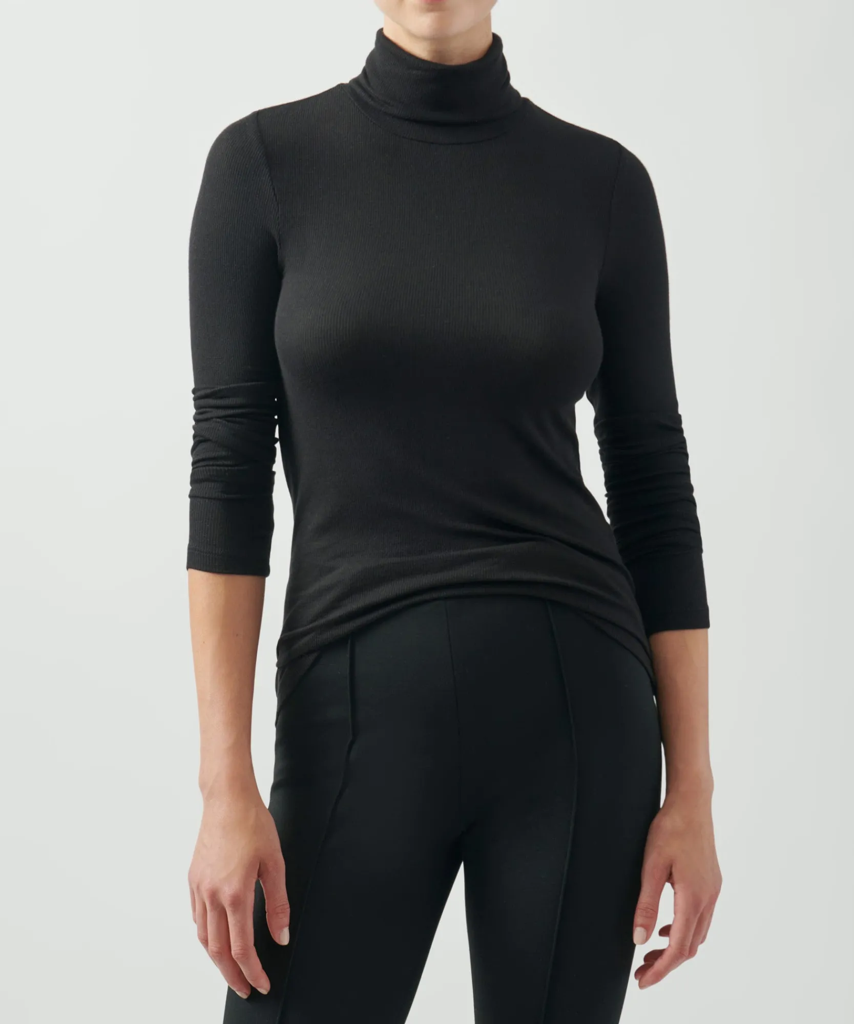 Modal Rib Turtleneck -|ATM Anthony Thomas Melillo Hot
