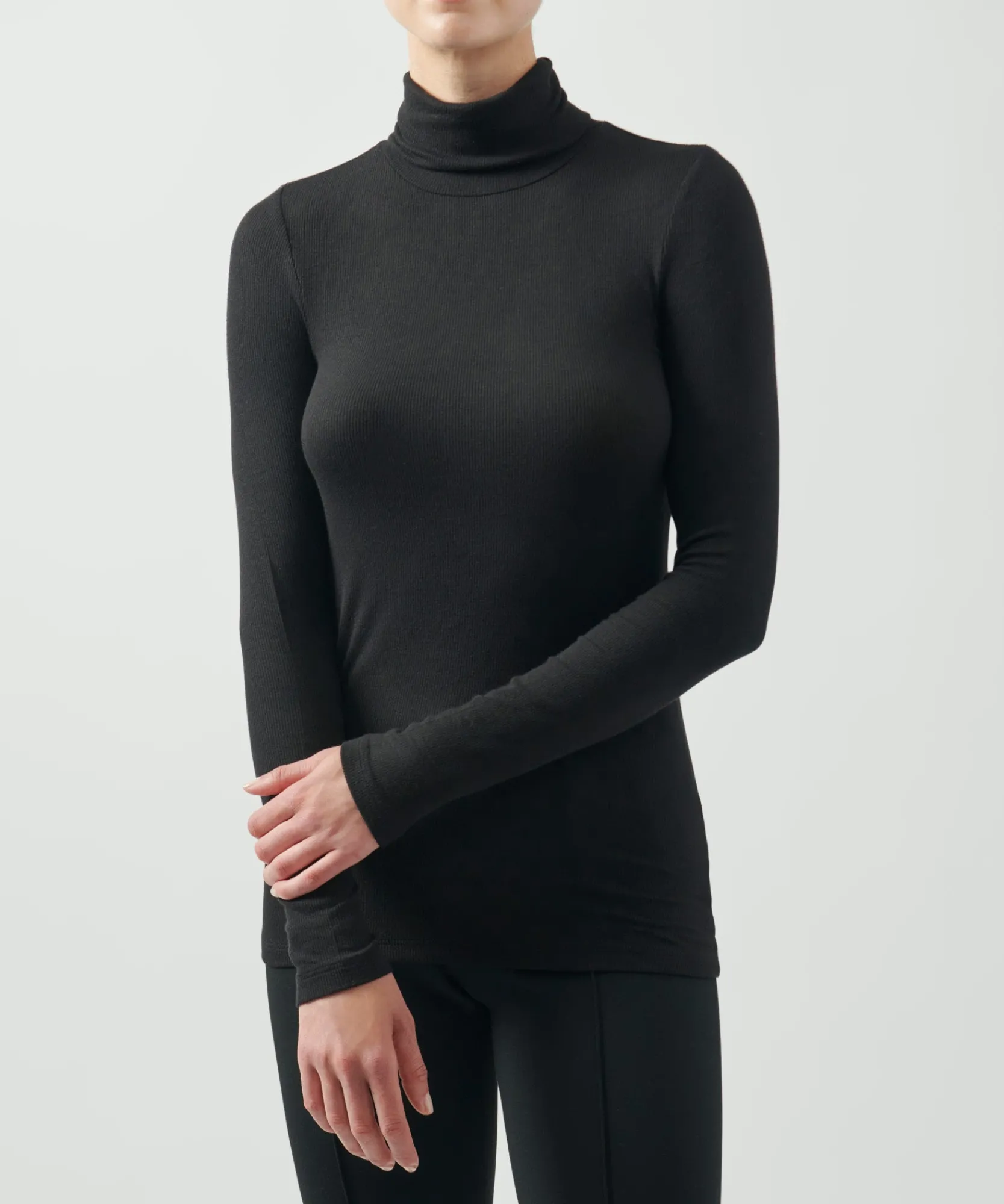 Modal Rib Turtleneck -|ATM Anthony Thomas Melillo Hot
