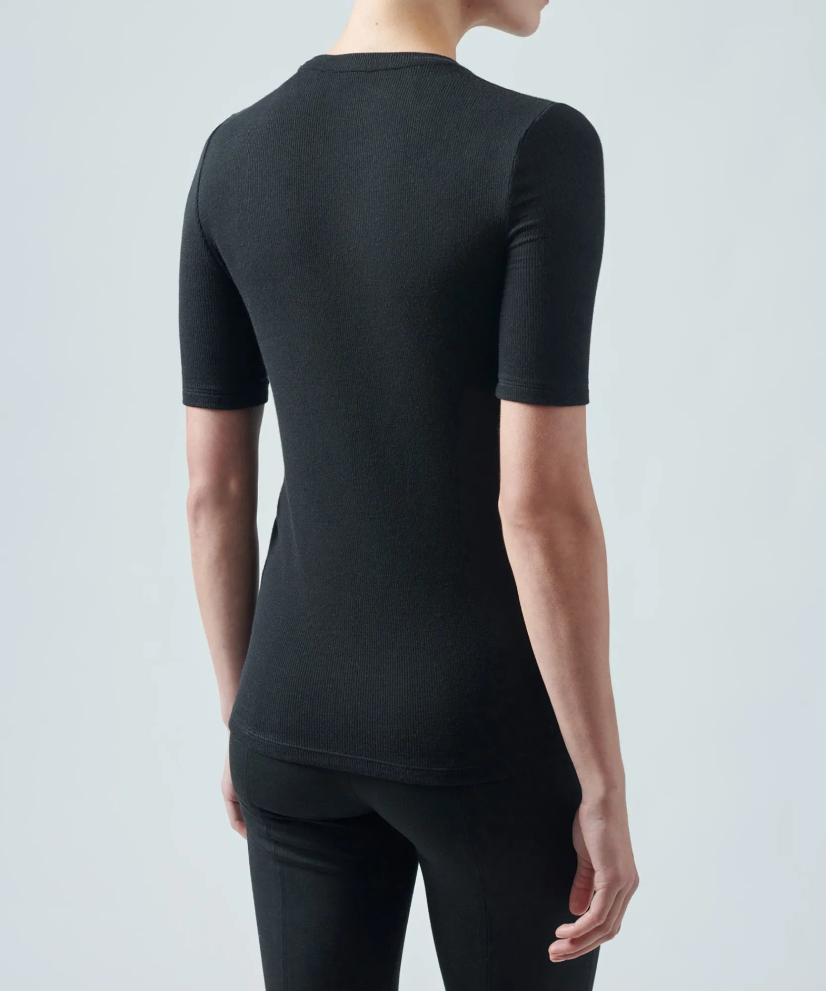 Modal Rib Short Sleeve Crew Neck Tee -|ATM Anthony Thomas Melillo Discount