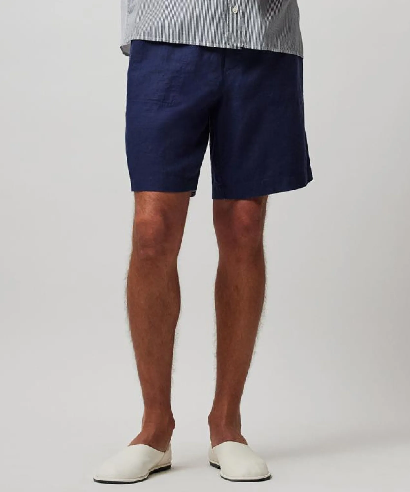 Linen Pull-On Shorts -|ATM Anthony Thomas Melillo Discount