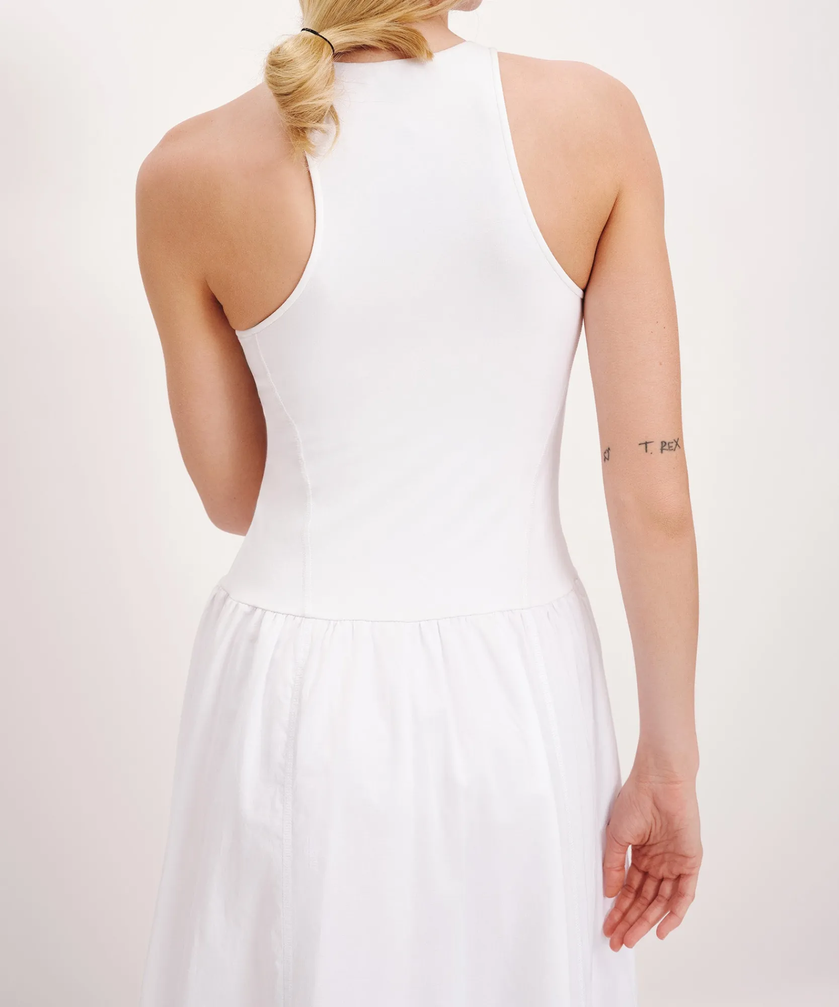 Pima Cotton Mixed Media Maxi Dress -|ATM Anthony Thomas Melillo Hot