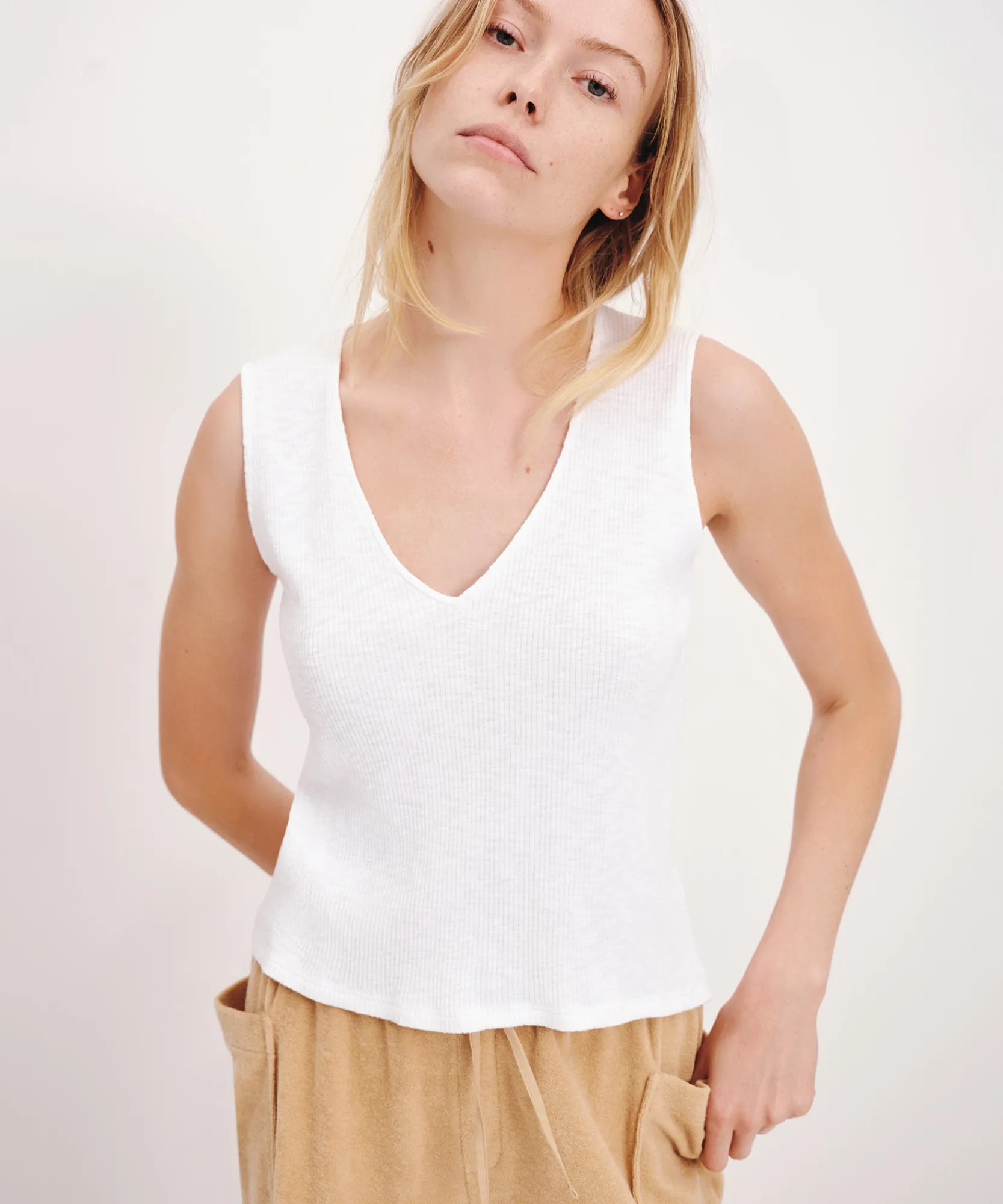 4X2 Rib Muscle Tee -|ATM Anthony Thomas Melillo Hot