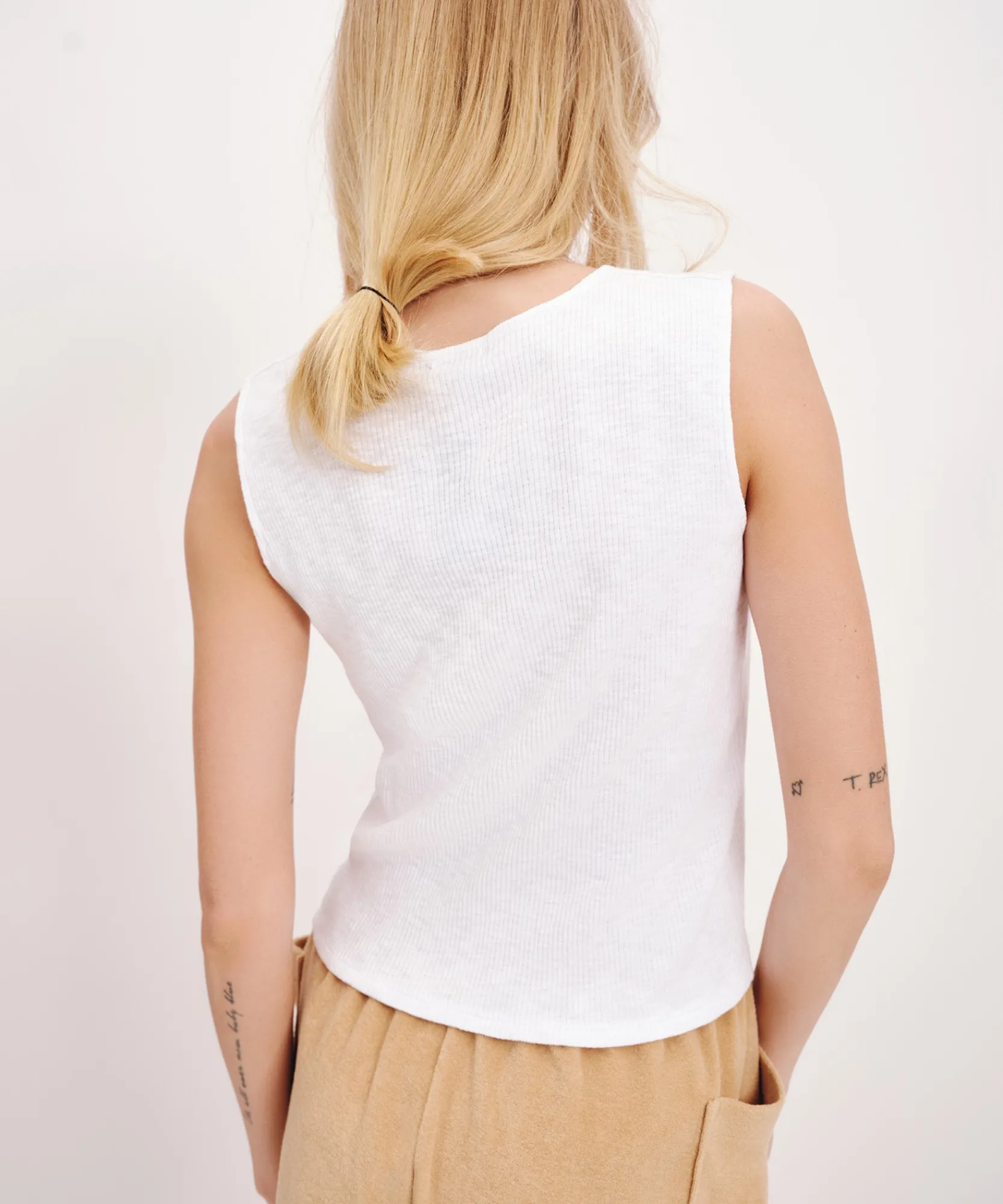 4X2 Rib Muscle Tee -|ATM Anthony Thomas Melillo Hot