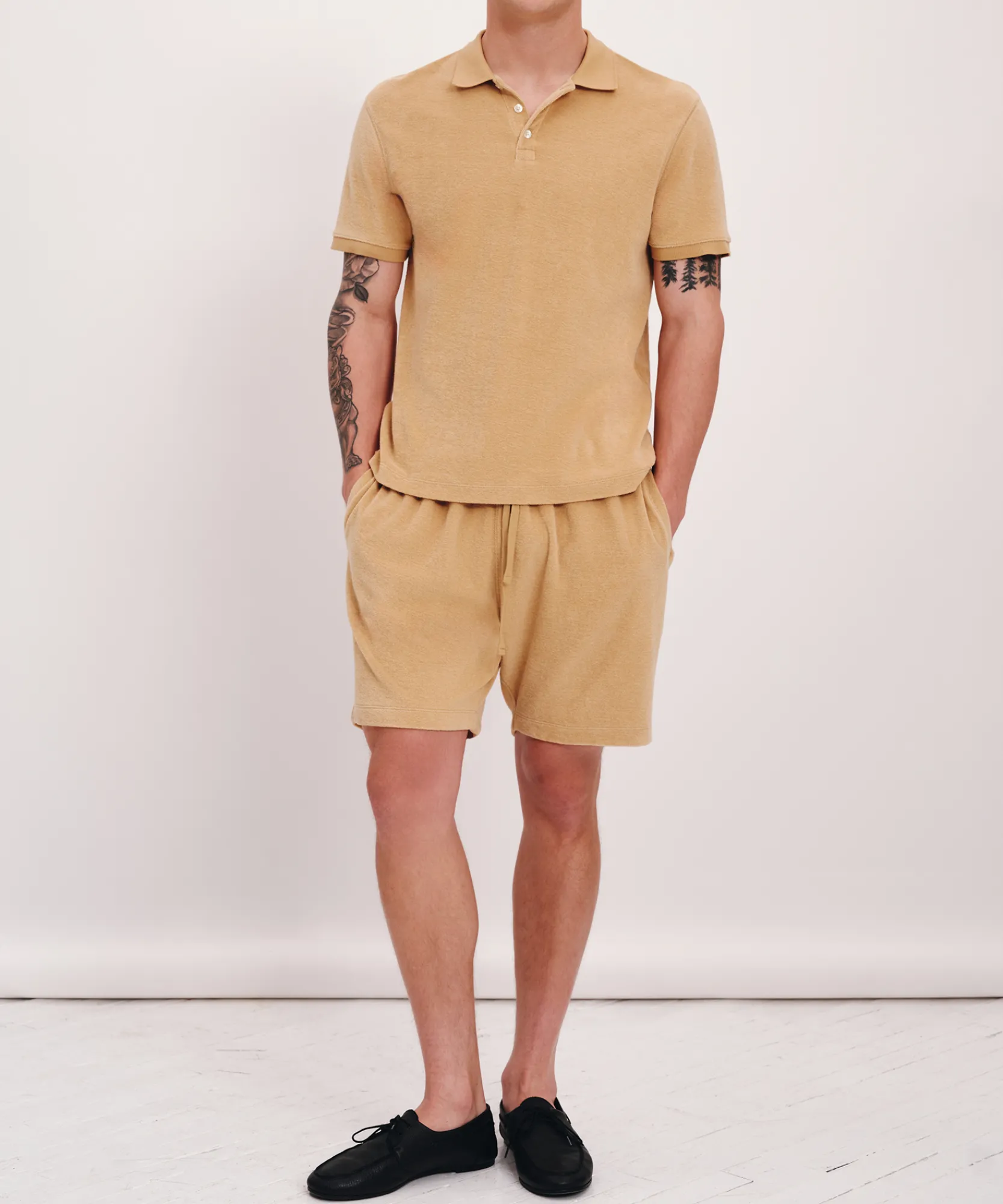 Towel Terry Shorts -|ATM Anthony Thomas Melillo Outlet