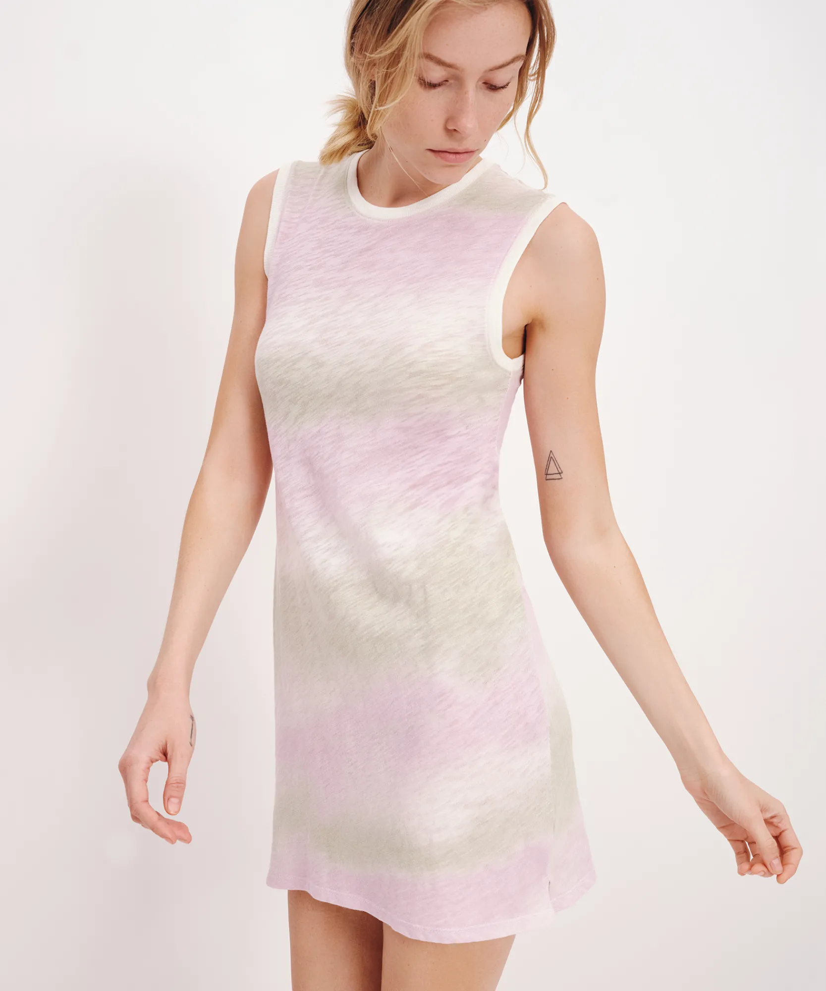 Slub Jersey With Sleeveless Muscle Dress -|ATM Anthony Thomas Melillo Discount