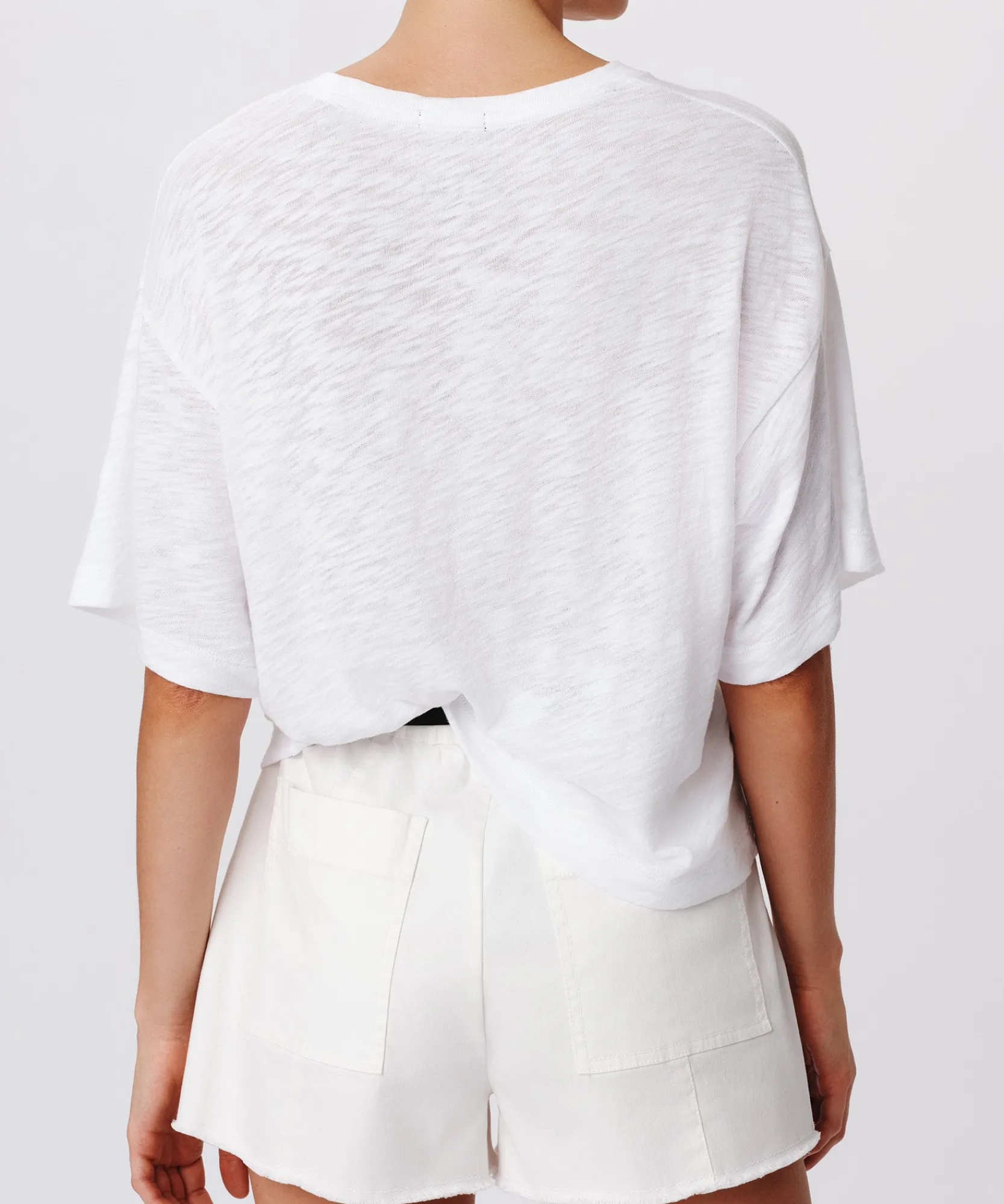 Slub Jersey Crew Neck Tee -|ATM Anthony Thomas Melillo Clearance