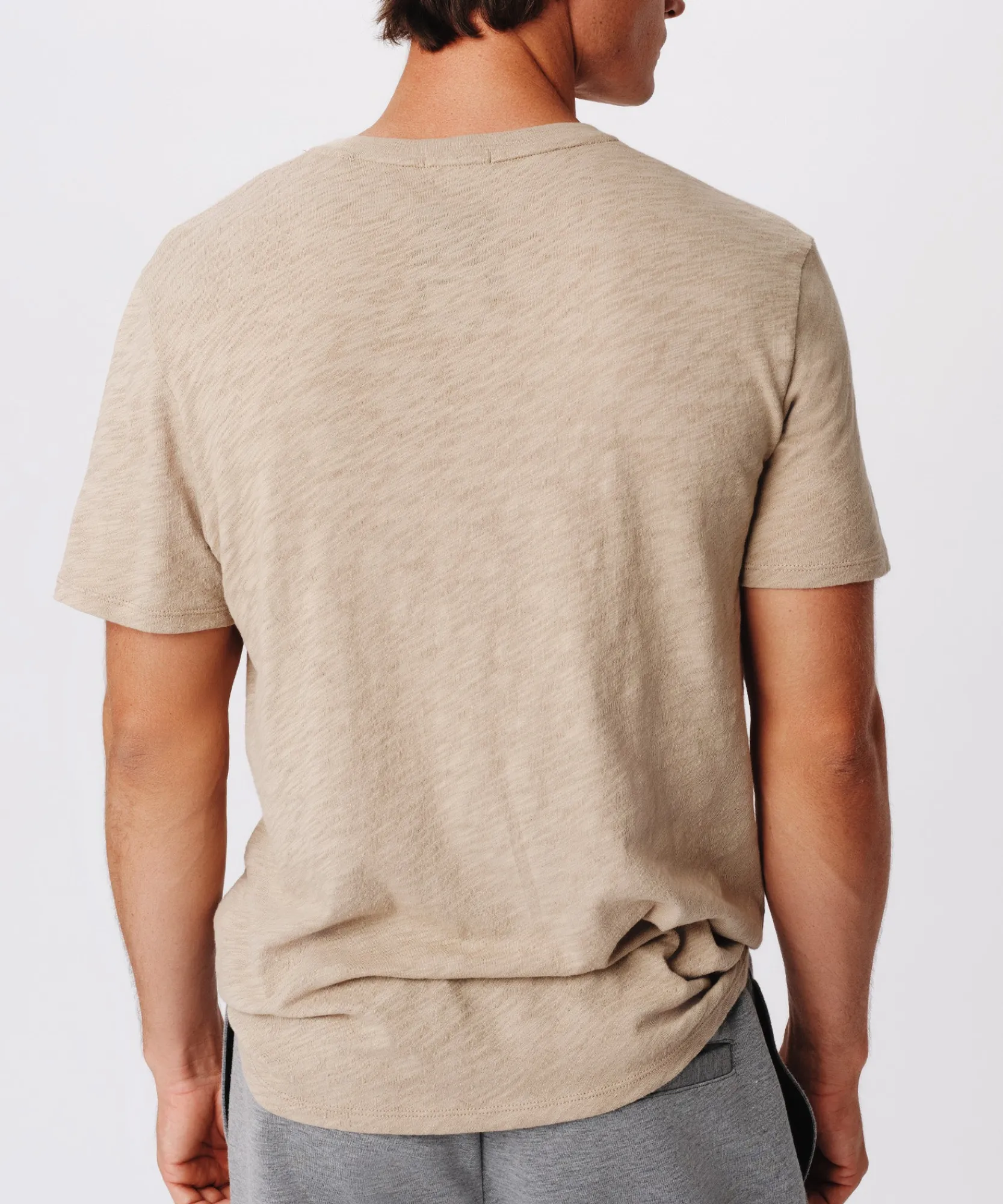 Slub Jersey Short Sleeve Crew Neck Tee -|ATM Anthony Thomas Melillo Outlet