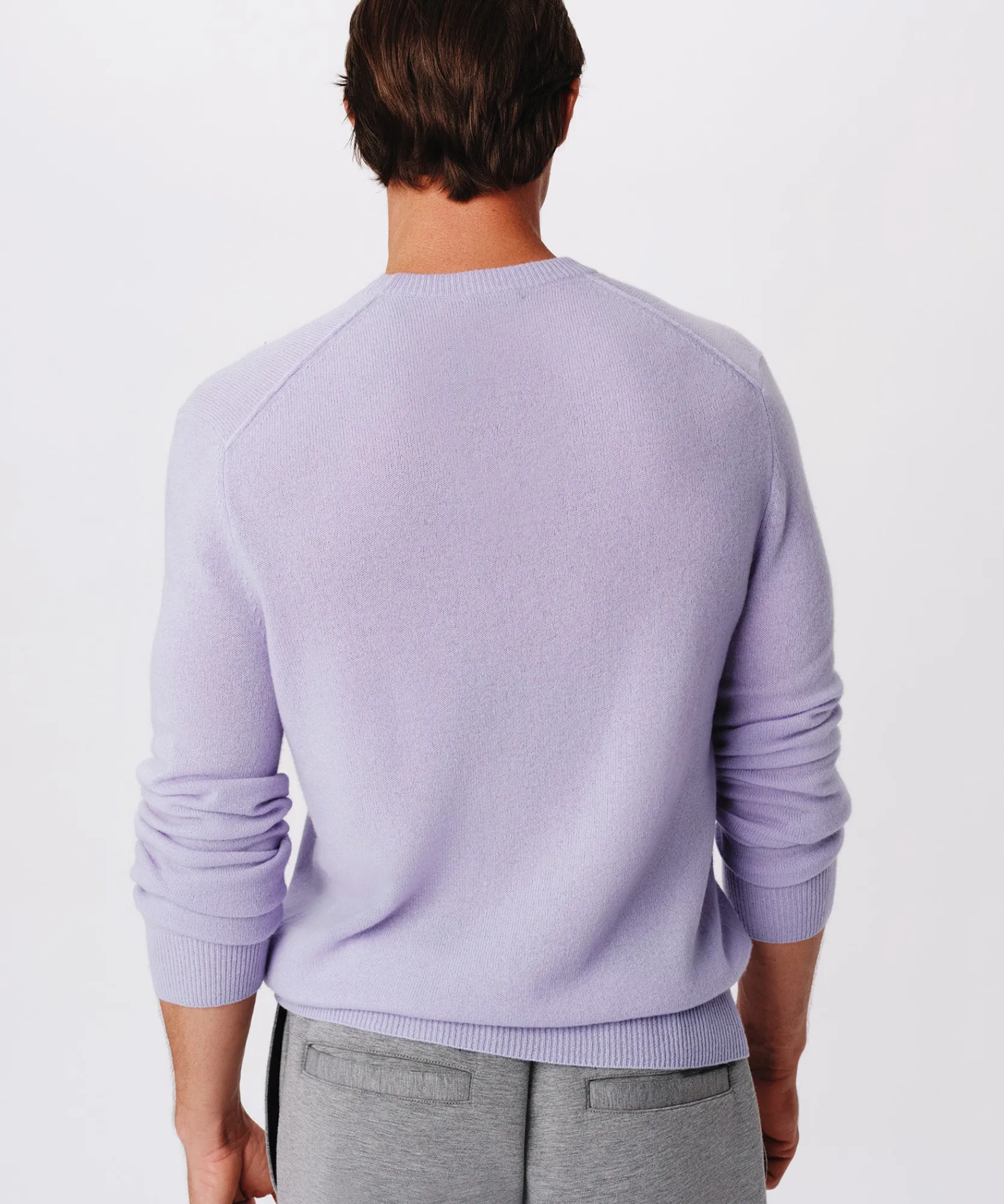 Wool Cashmere Seamed Crew Neck Sweater -|ATM Anthony Thomas Melillo Best