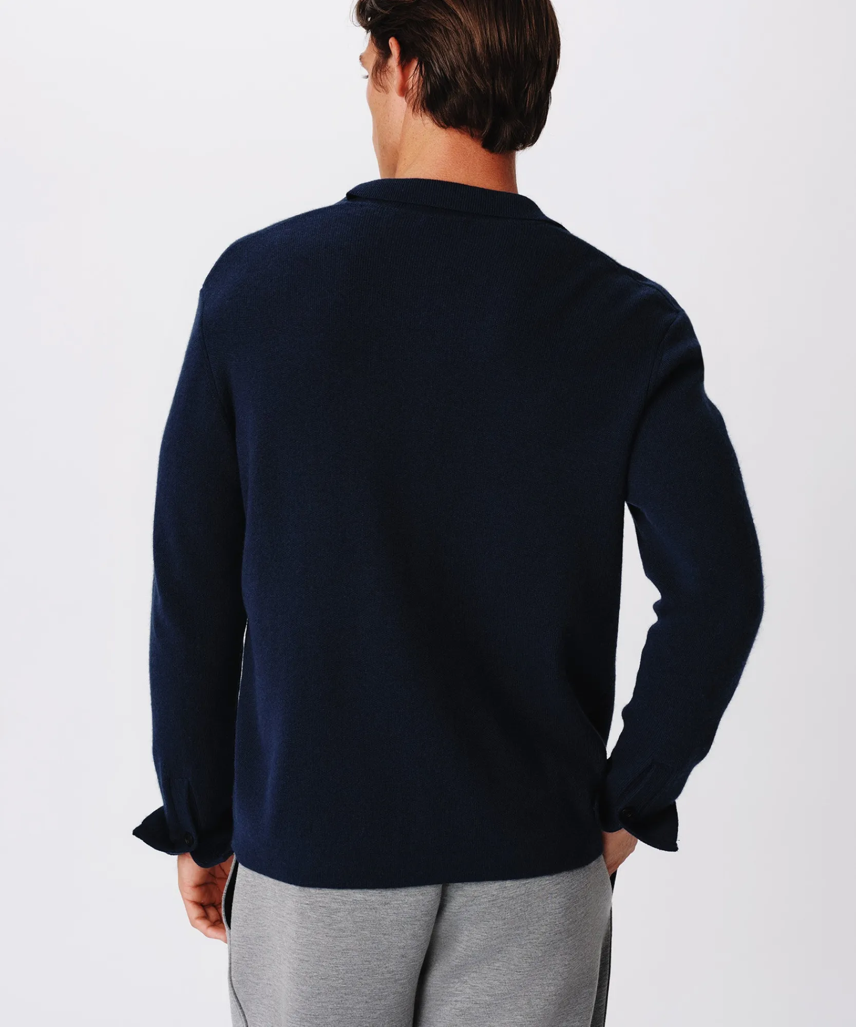 Merino Wool Cotton Cashmere Blend Cardigan Jacket -|ATM Anthony Thomas Melillo Best