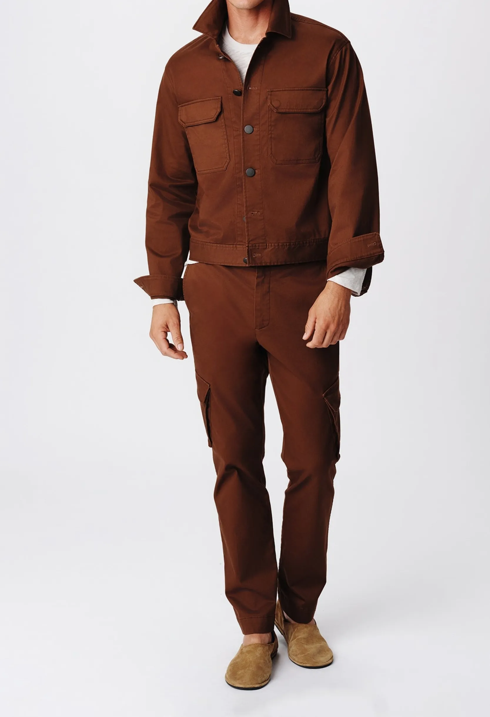 Cotton Twill Cargo Pocket Jacket -|ATM Anthony Thomas Melillo Best