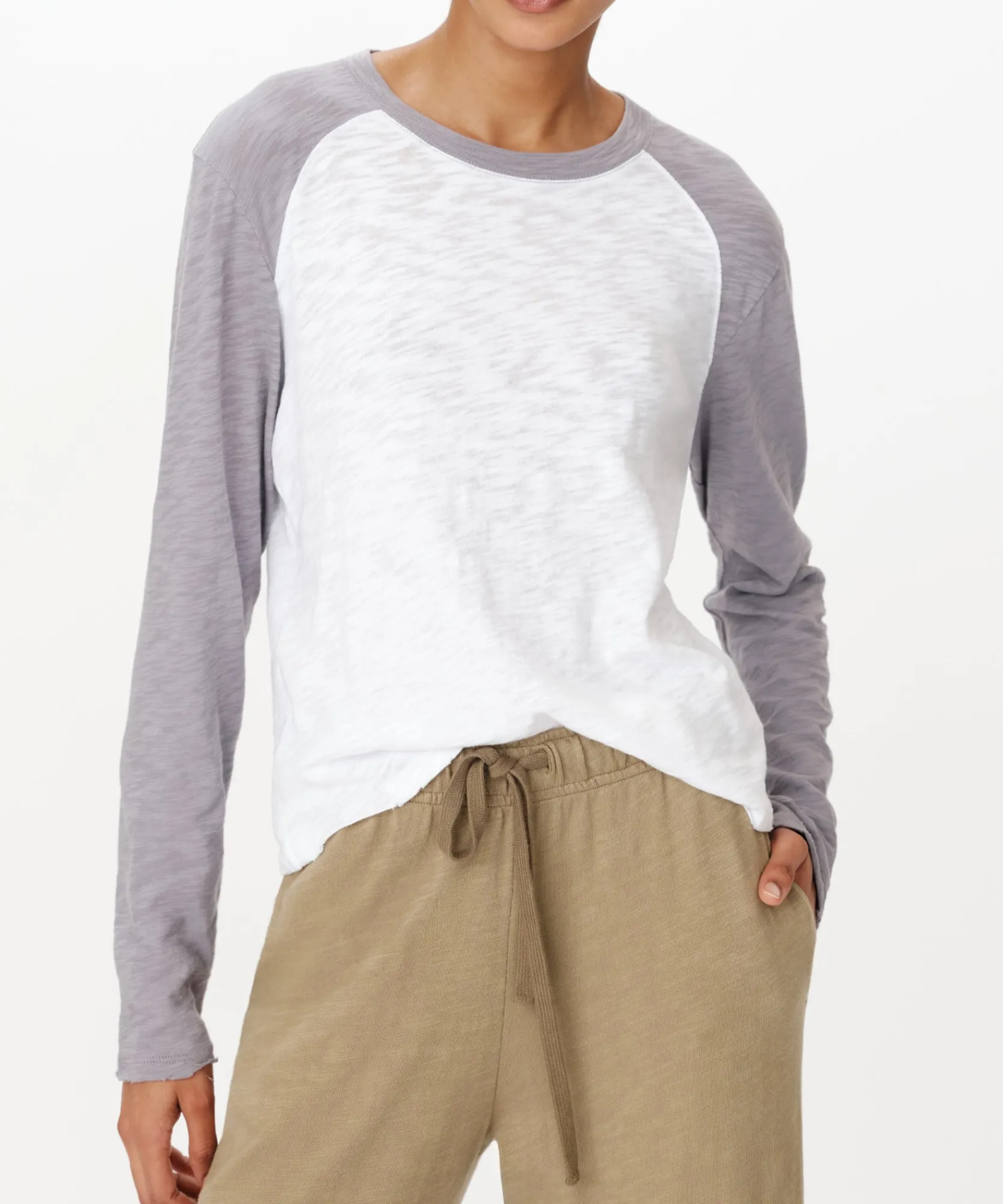 Slub Jersey Baseball Tee -|ATM Anthony Thomas Melillo New