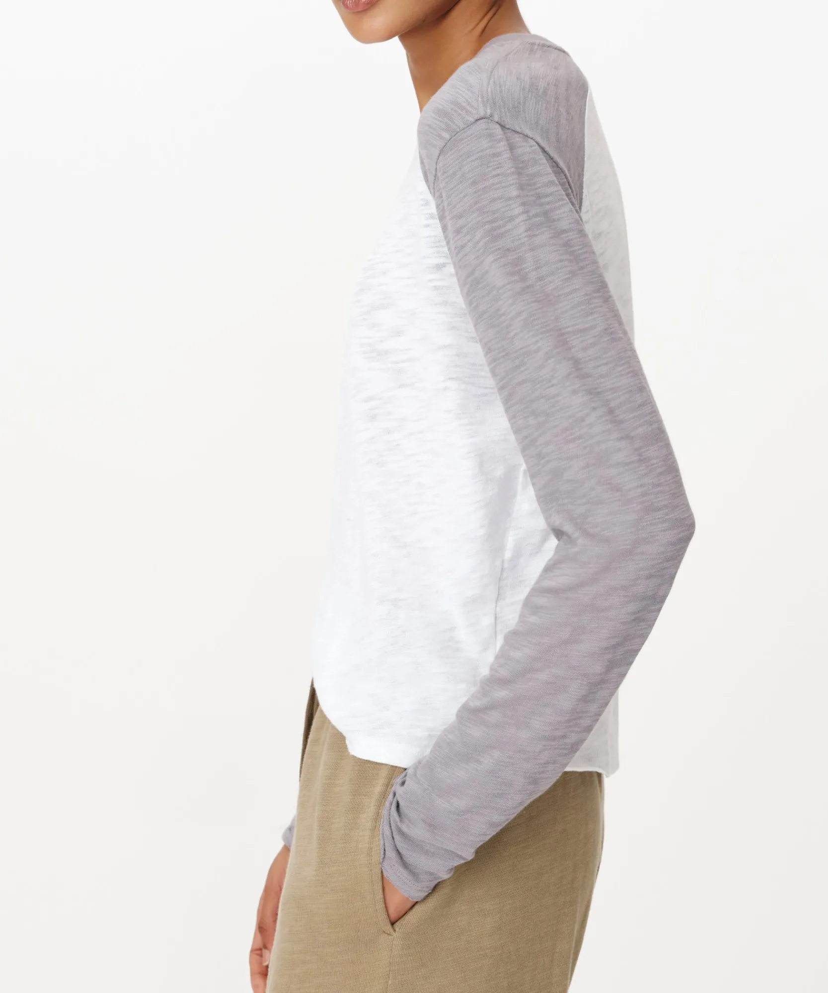 Slub Jersey Baseball Tee -|ATM Anthony Thomas Melillo New