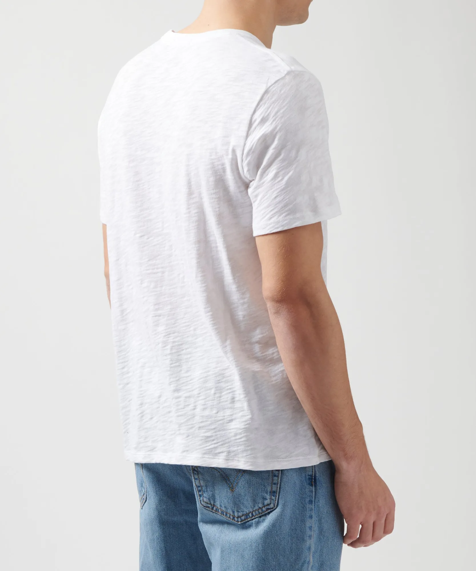 Slub Jersey Crew Neck Tee -|ATM Anthony Thomas Melillo New