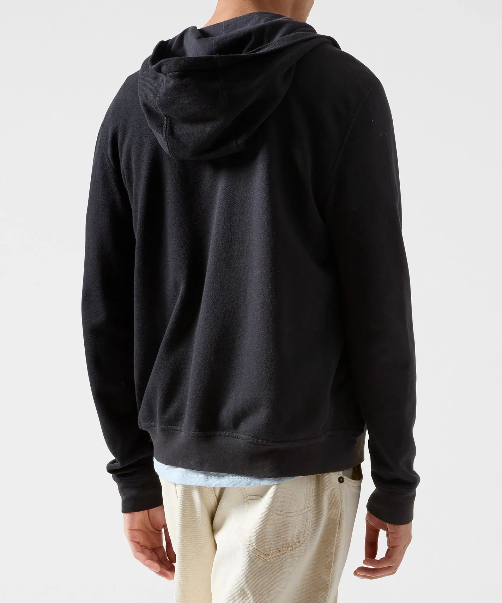 French Terry Zip-Up Hoodie -|ATM Anthony Thomas Melillo Outlet