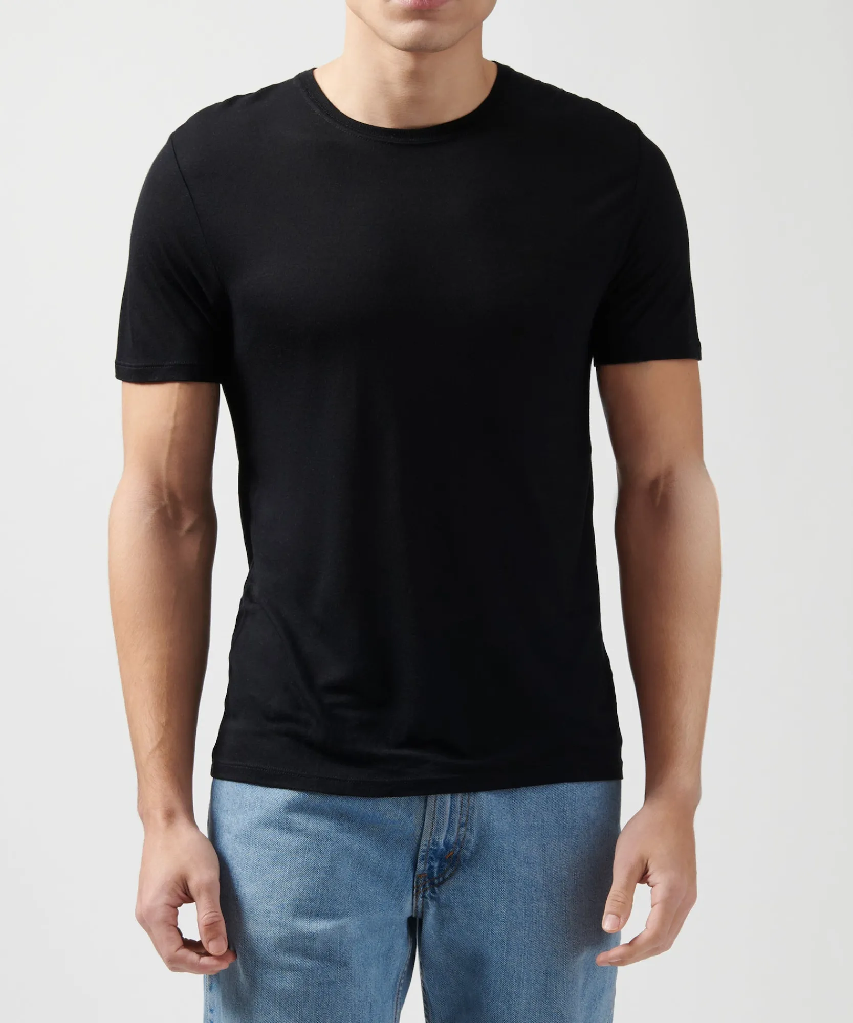 Modal Jersey Crew Neck Tee -|ATM Anthony Thomas Melillo Online